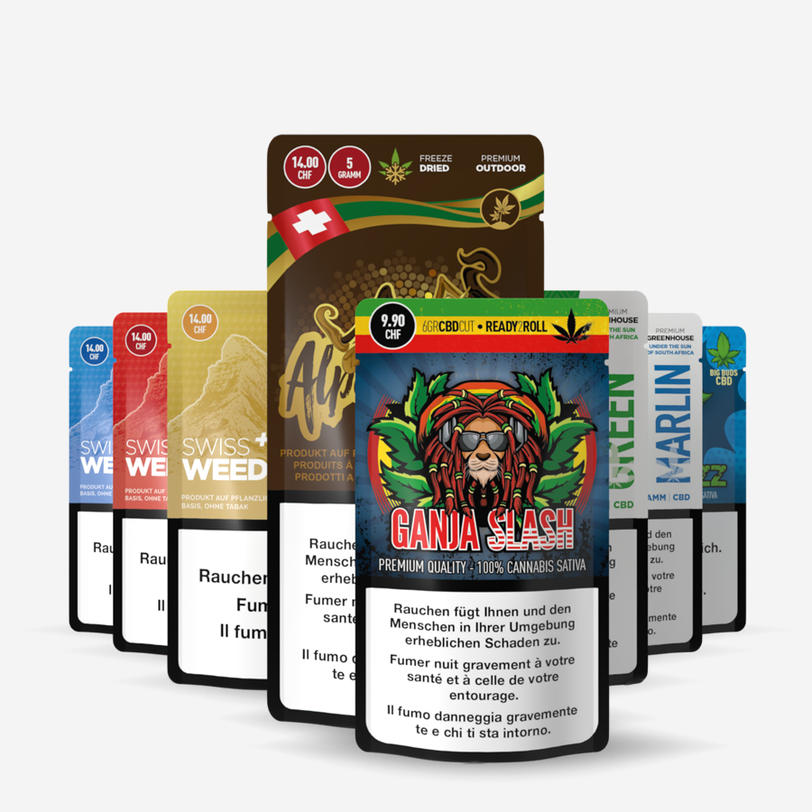 8er Set CBD Blüten - Pure Cannabis