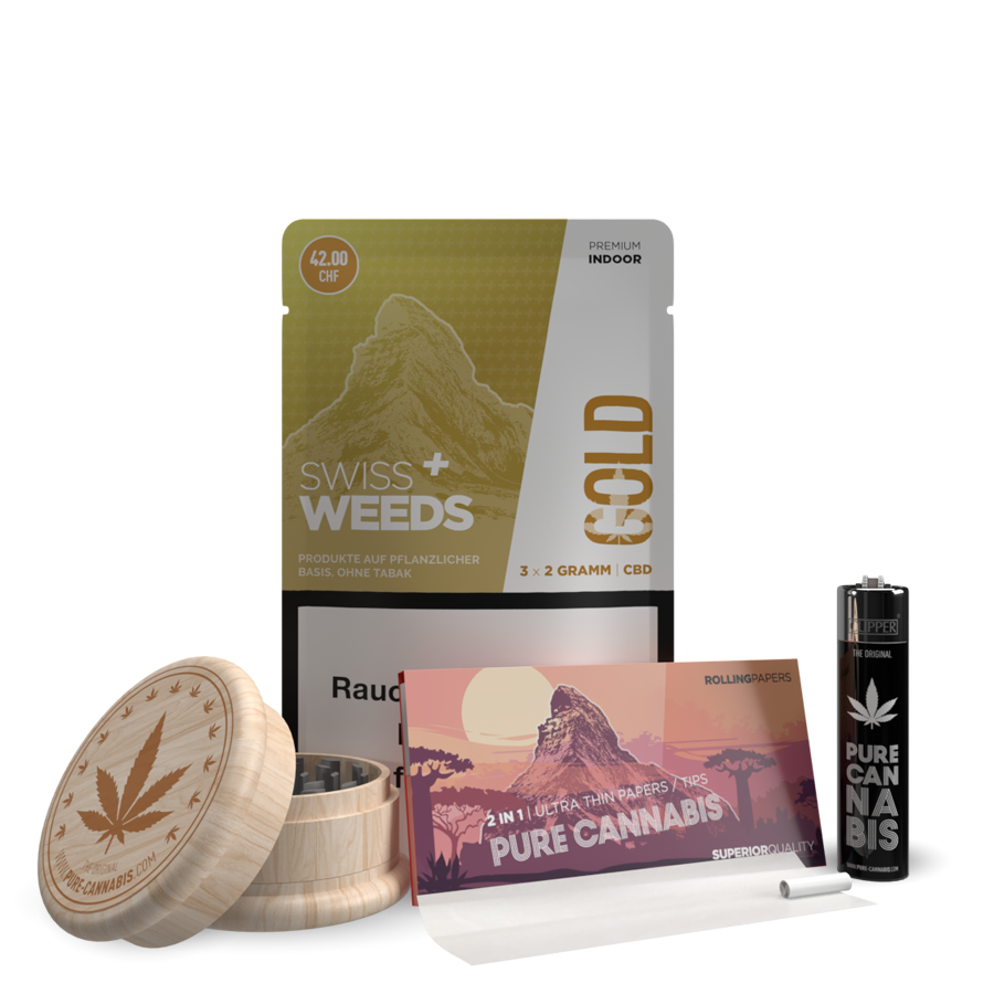 Smoke Bundle Swiss Weeds Gold